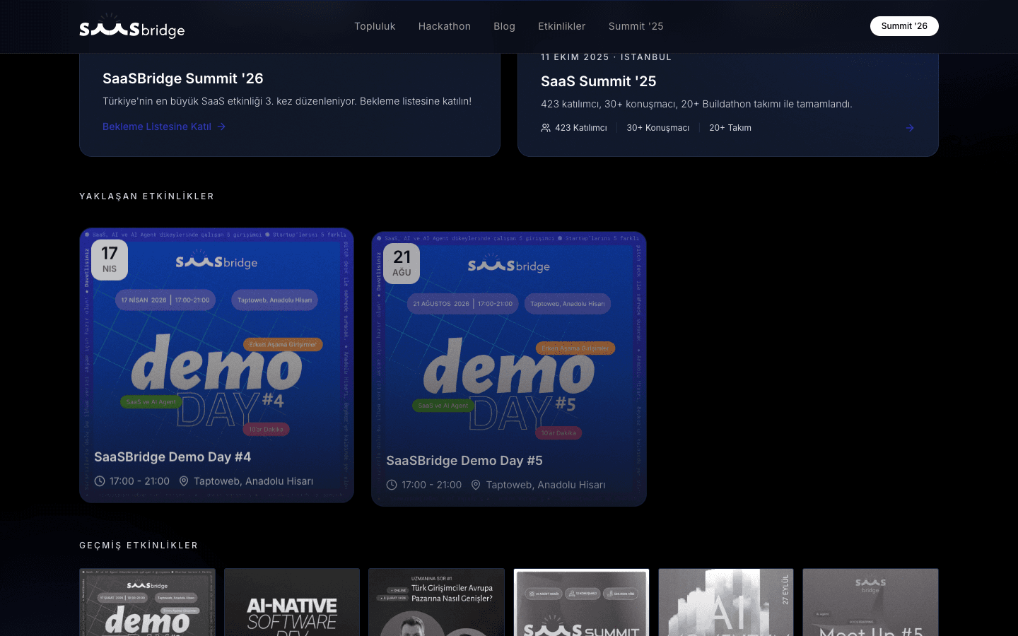 etkinlik sistemi & kimliği